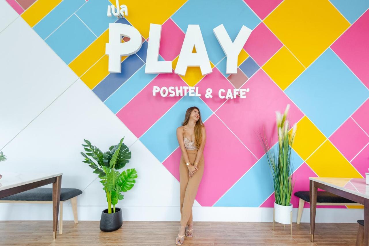 Play Poshtel & Cafe' Hotel Krabi town Buitenkant foto